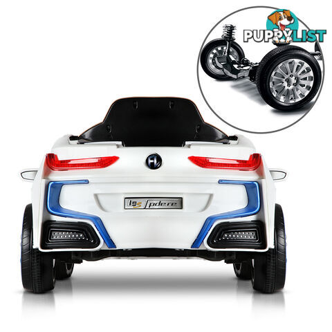 Kids Ride on Car w/ Remote Control Blue White