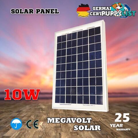 MINI 10W SOLAR PANEL KIT CARAVAN CAMPING POWER CHARGING 12V HOME BATTERY