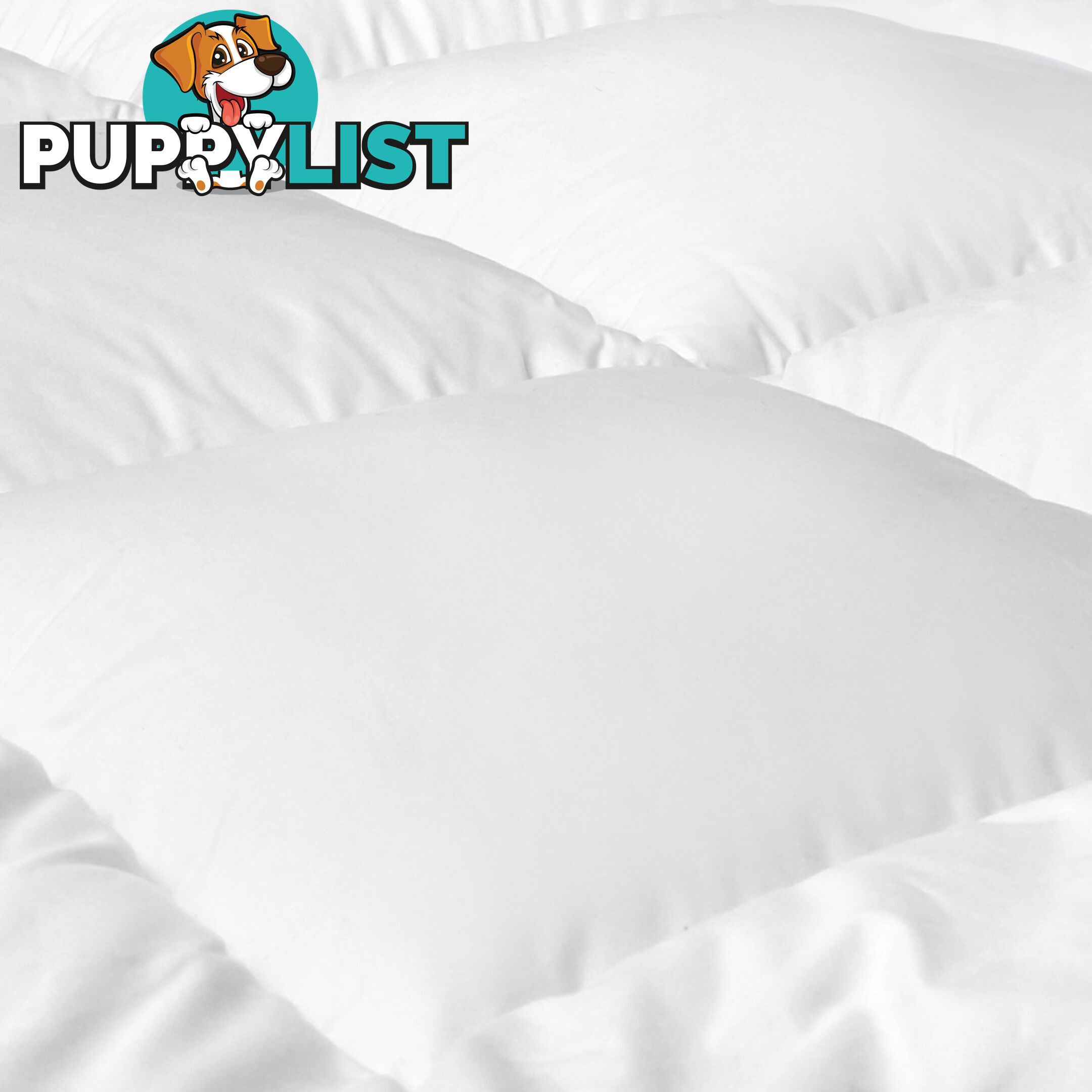 Duck Feather Down Quilt Super King White