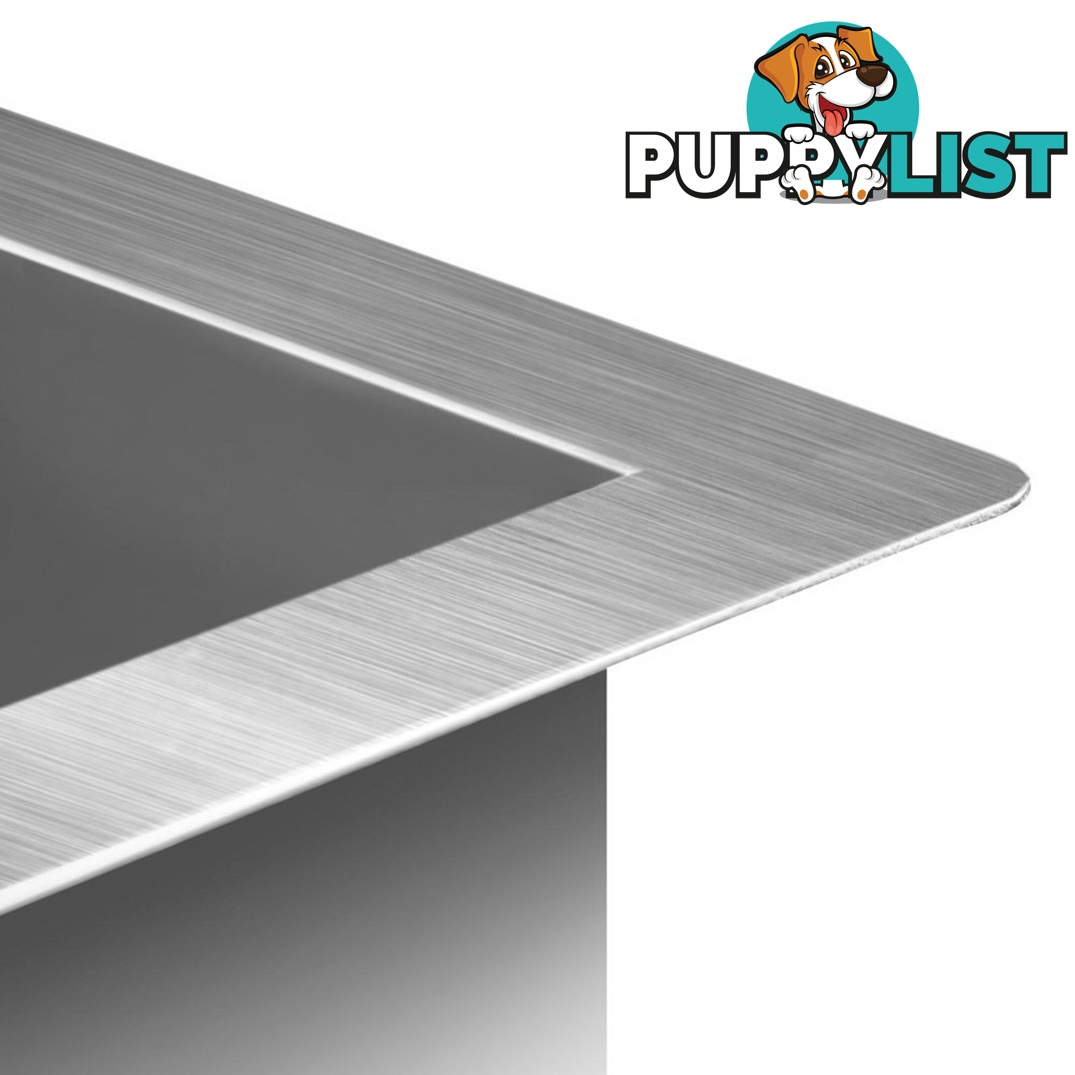 Stainless Steel Kitchen Laundry Sink with Strainer Waste 450 x 300mm