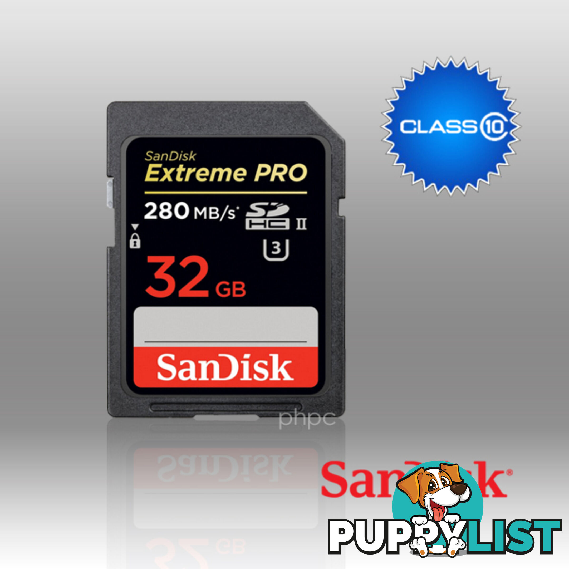 SanDisk 32GB Extreme Pro SD (SDHC) Card UHS-II 280MB/s