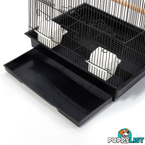 Pet Bird Cage Black Medium - 88CM