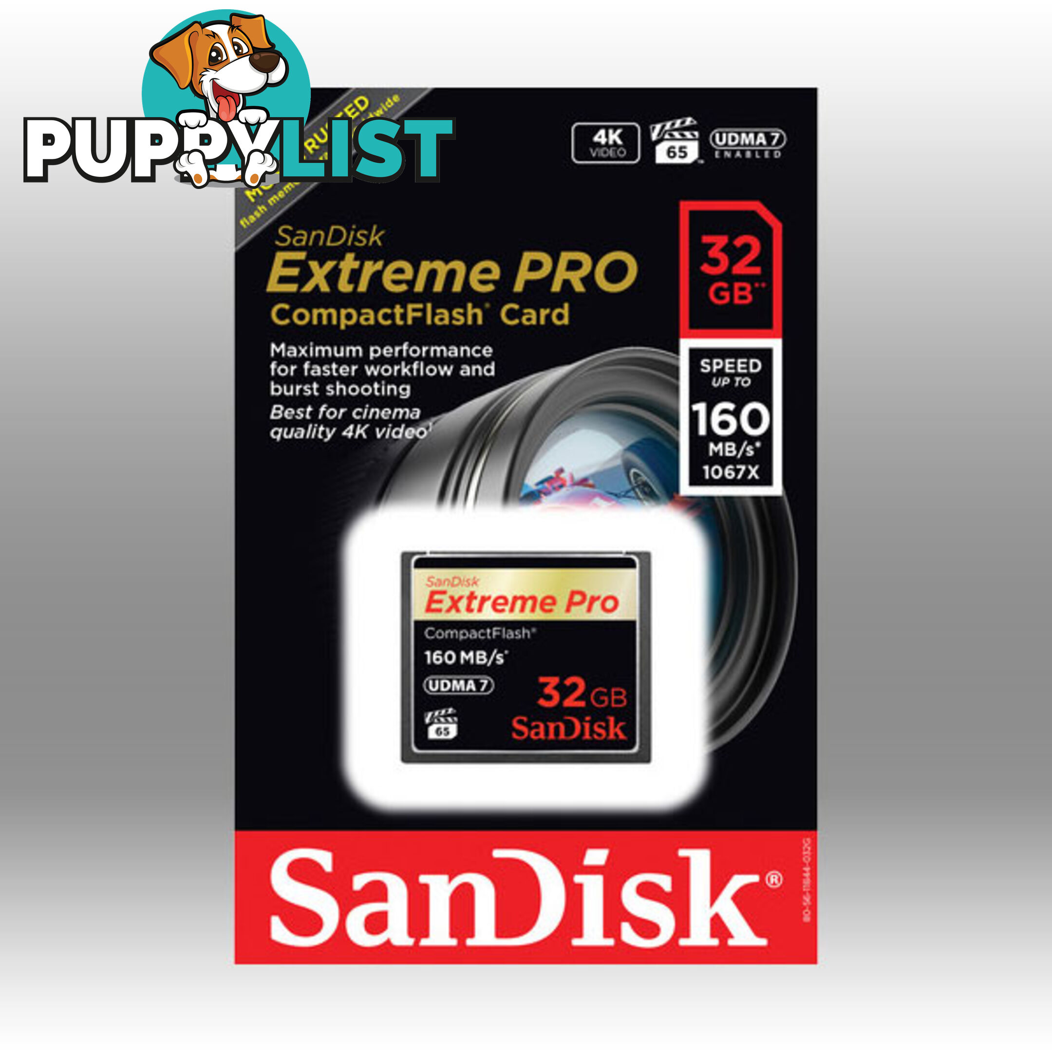 SanDisk Extreme Pro CFXP 32GB CompactFlash 160MB/s (SDCFXPS-032G)