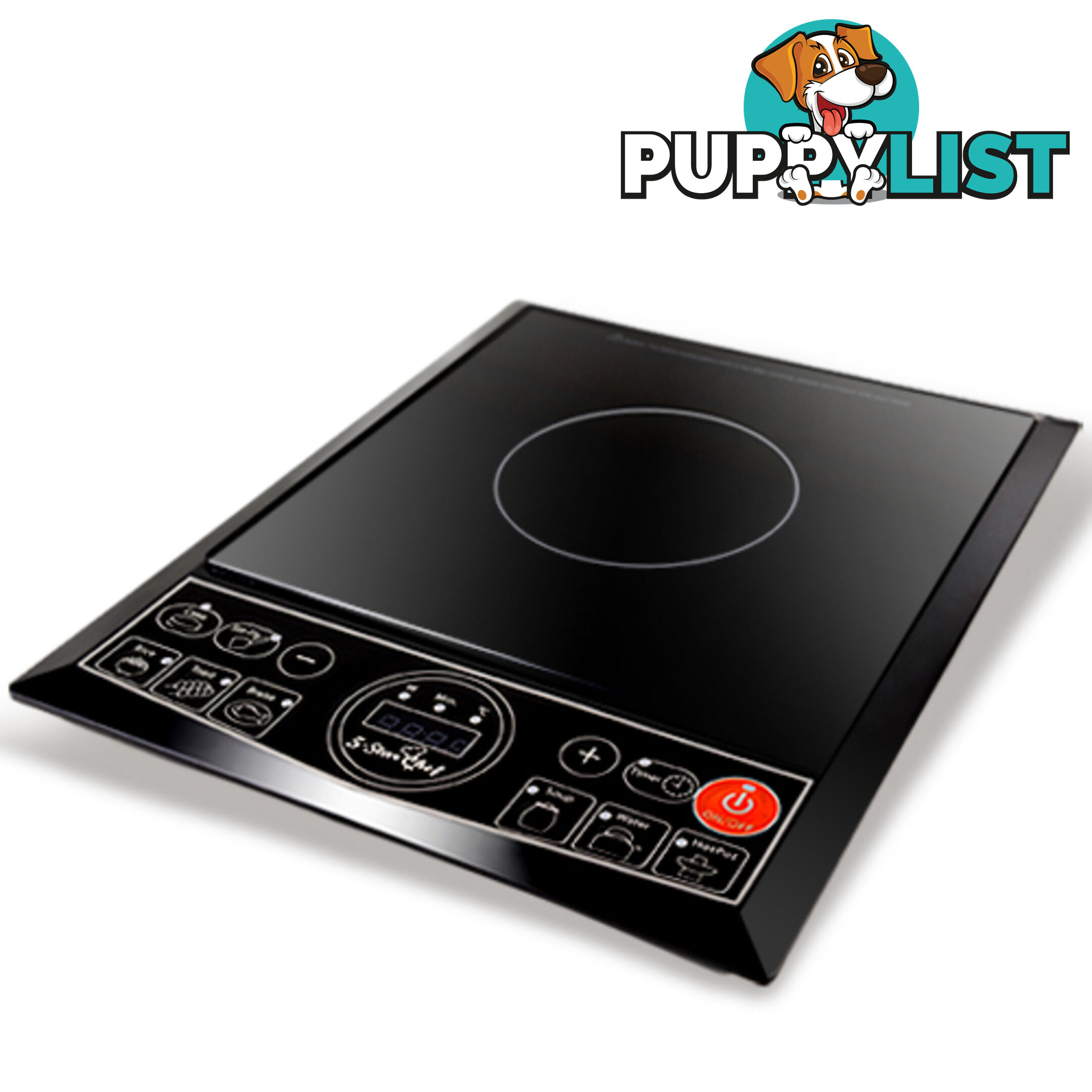 5 Star Chef Induction Cooktop Portable Single