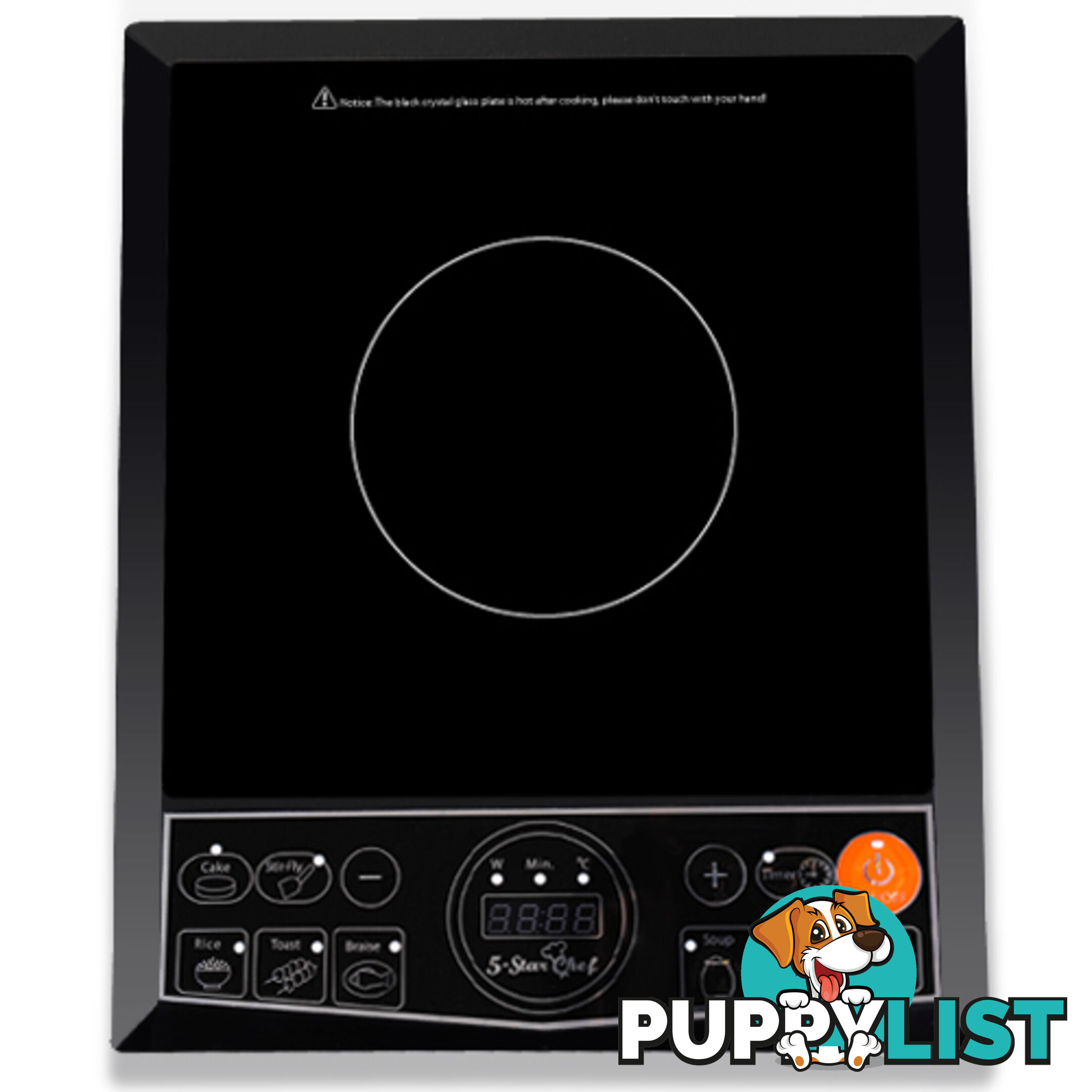 5 Star Chef Induction Cooktop Portable Single