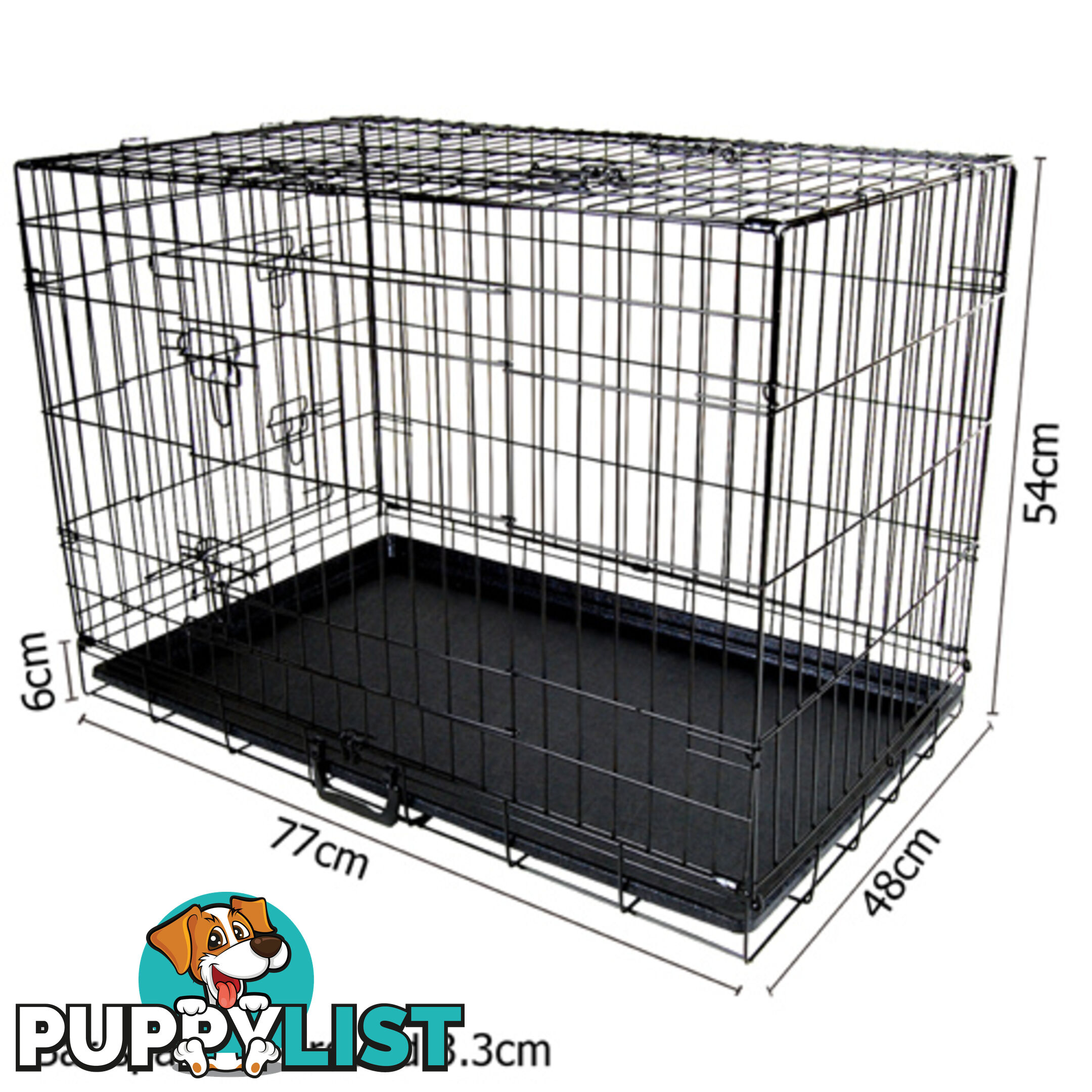 30 Inch Metal Collapsible Dog Cage