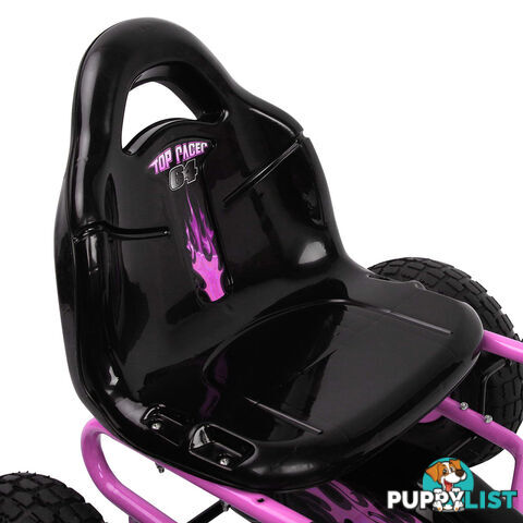 Kids Pedal Go Kart - Pink