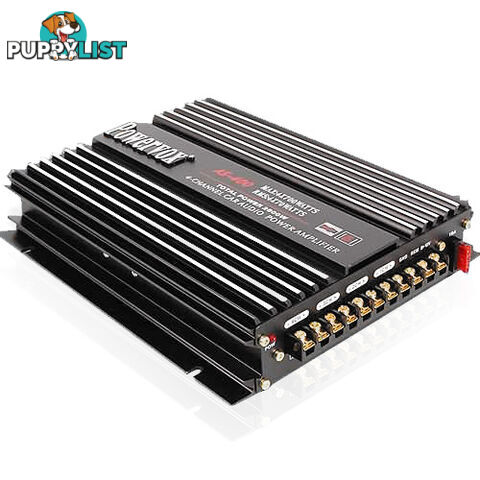 New PowerVox 2800 Watt 4 Channel Car Amplifier Black