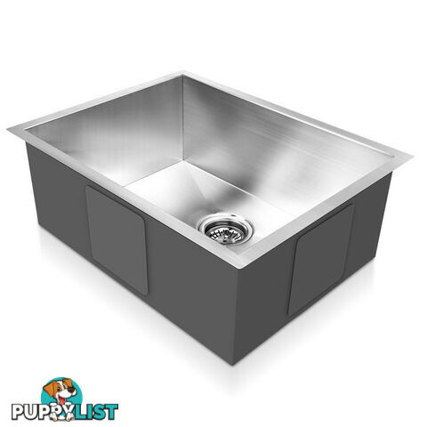 Stainless Steel Kitchen/Laundry Sink with Waste Strainer 600 x 450 mm