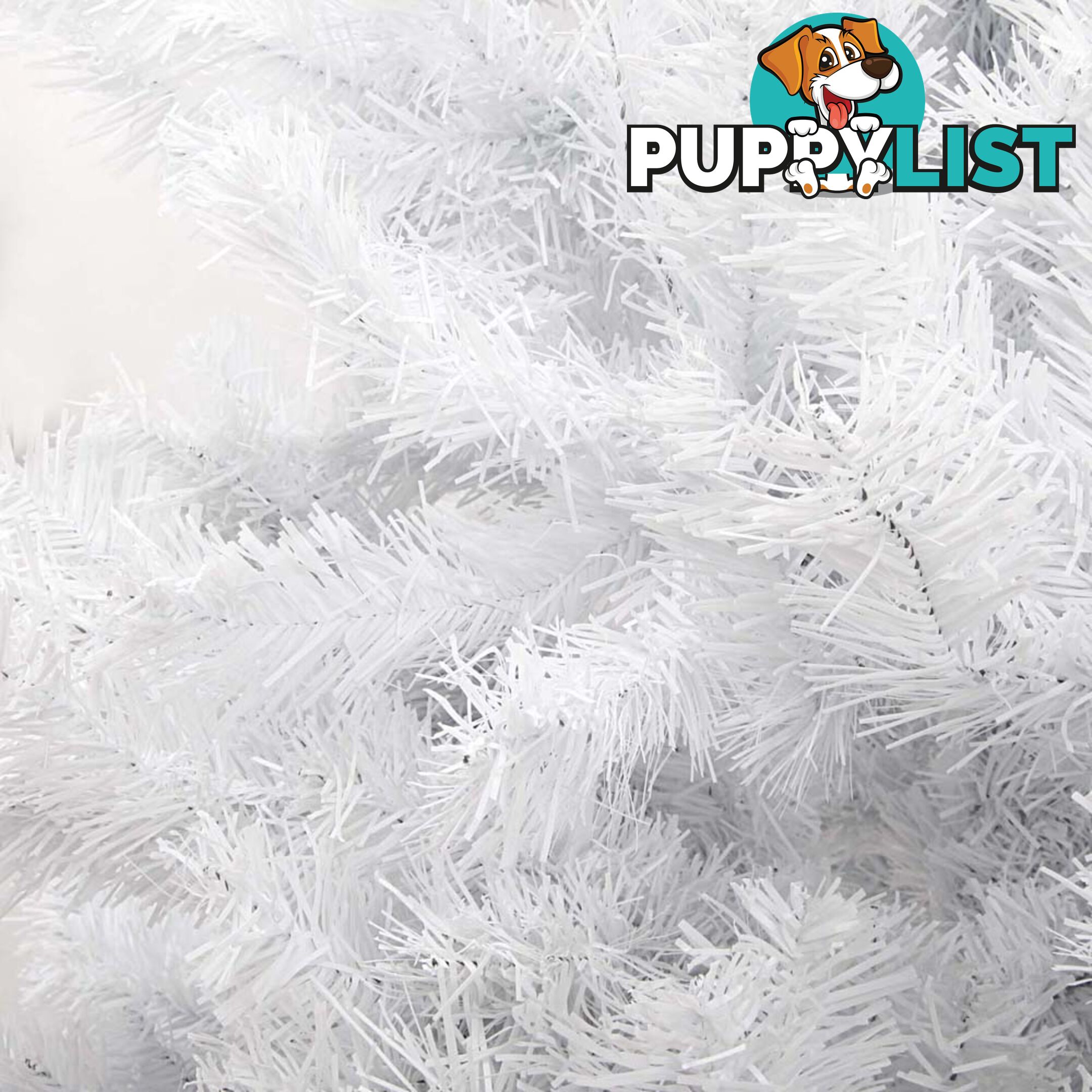 1.8M Christmas Tree With Decorations - White