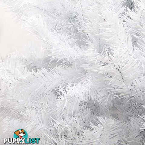 1.8M Christmas Tree With Decorations - White