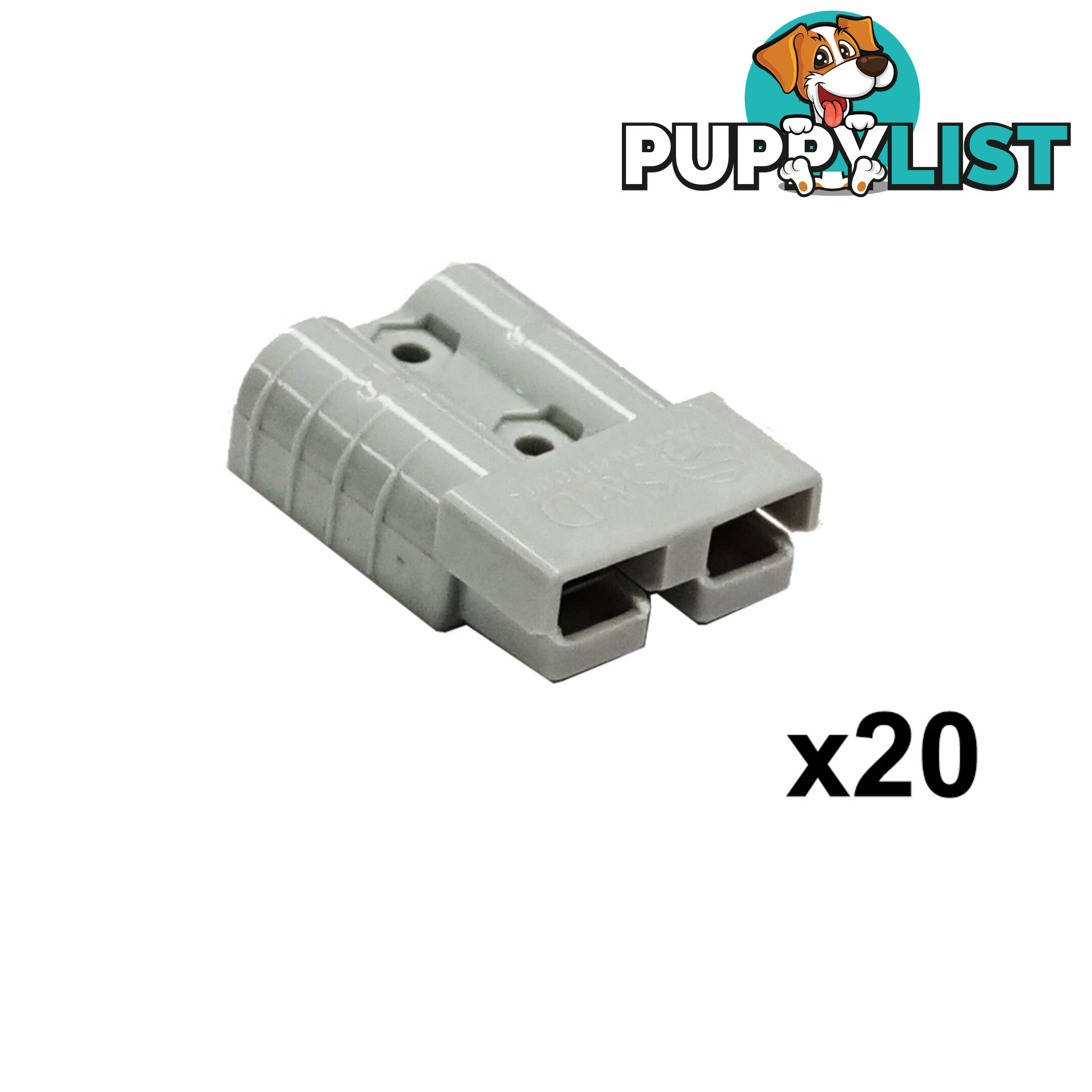 New 20X 50AMP Premium Anderson Style Plug Exterior Connector DC Power Solar