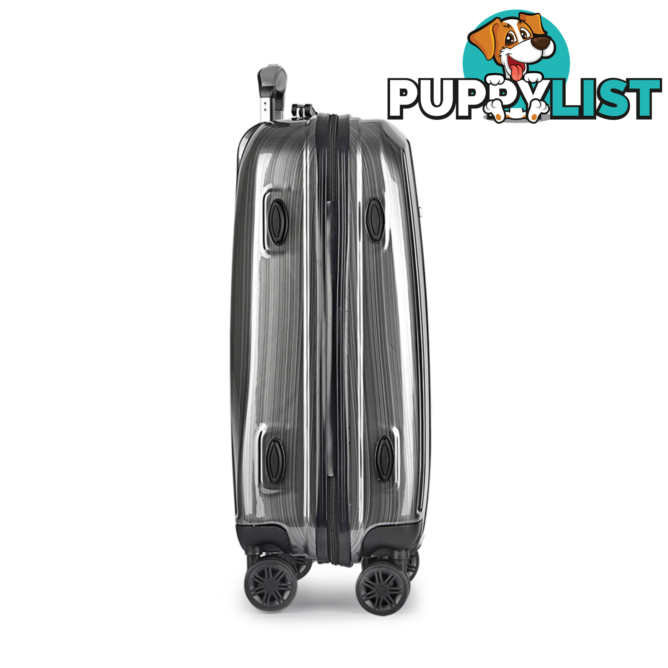 Hard Shell Travel Luggage with TSA Lock Grey