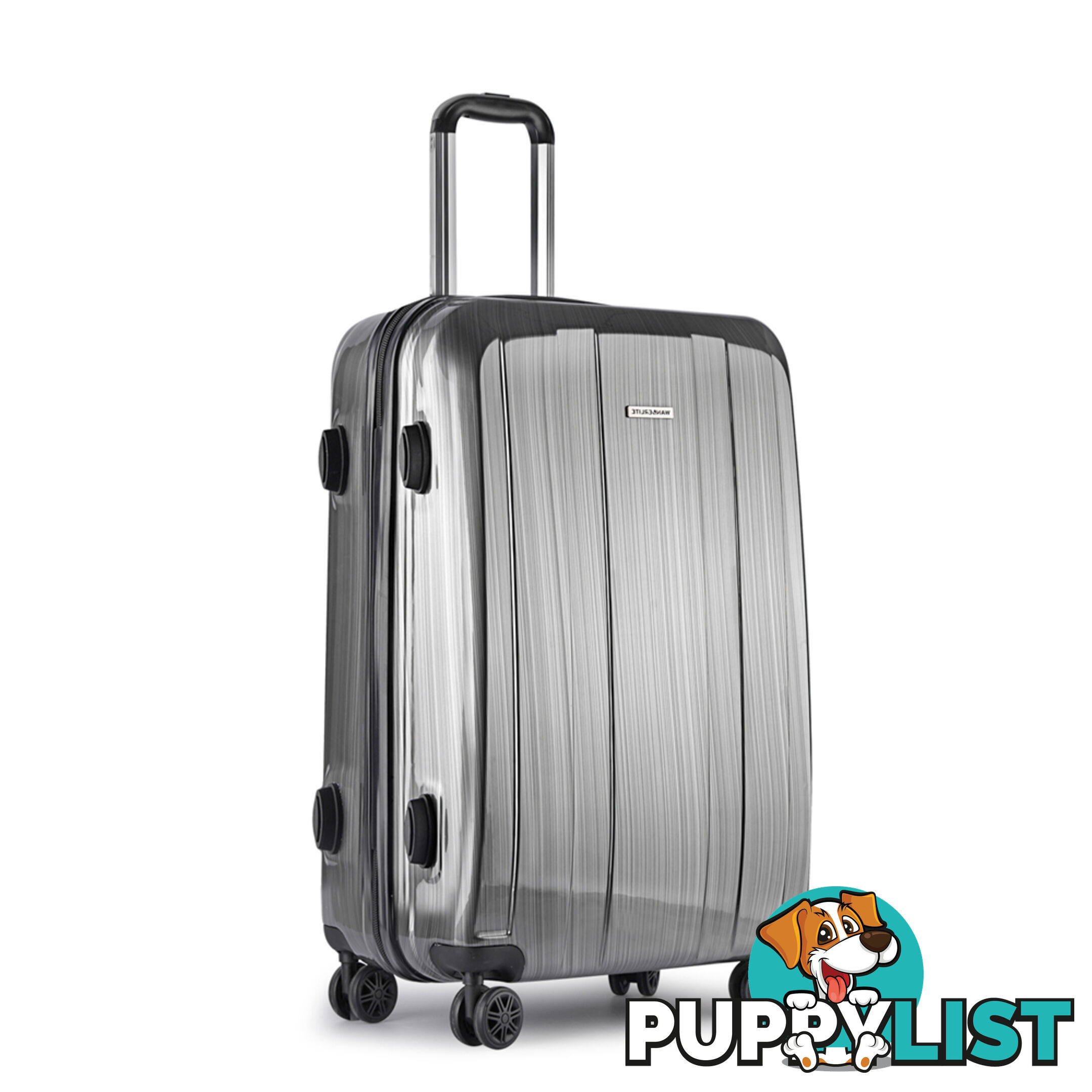 Hard Shell Travel Luggage with TSA Lock Grey