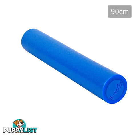 Yoga Gym Pilates EPE Stick Foam Roller Blue 90 x 15cm