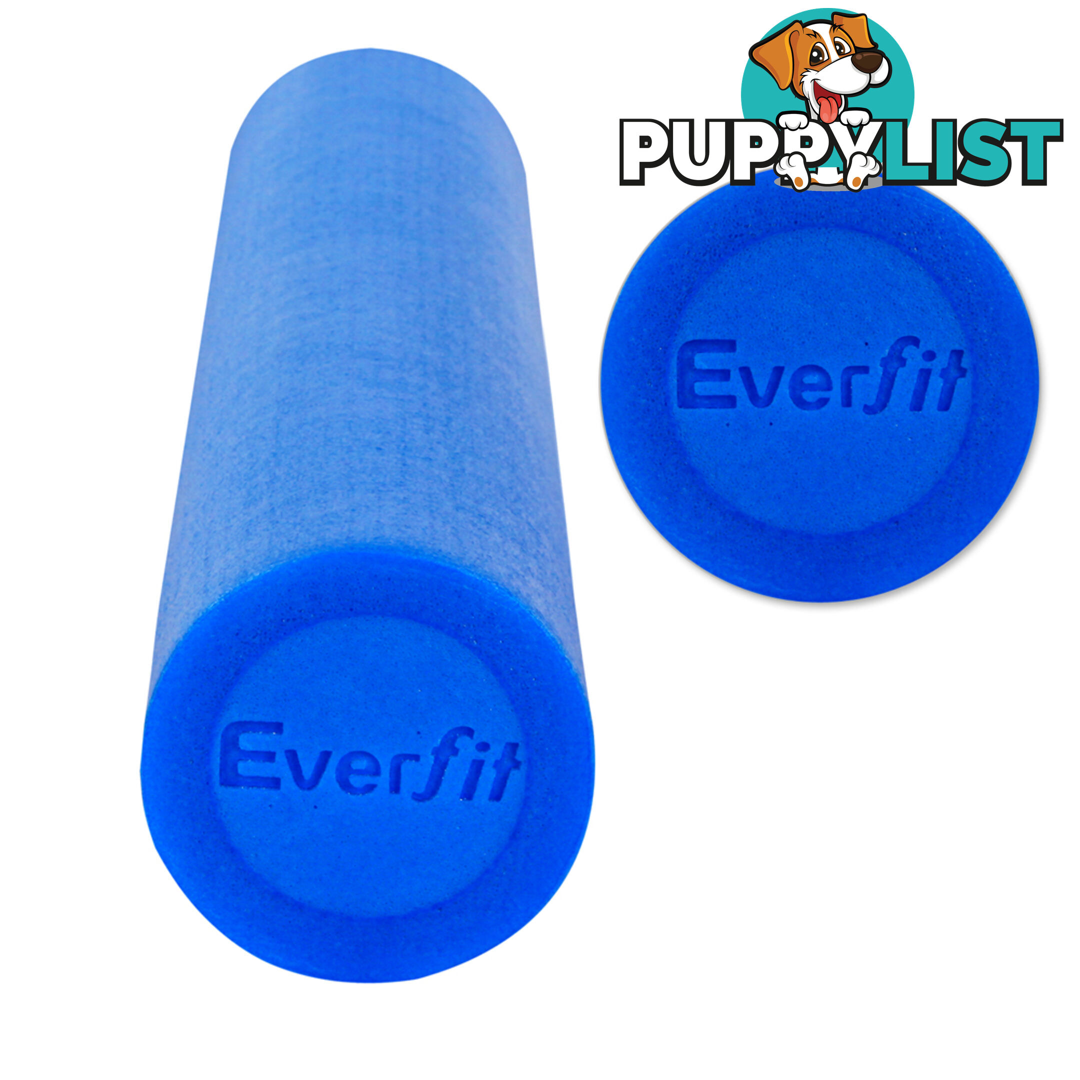 Yoga Gym Pilates EPE Stick Foam Roller Blue 90 x 15cm