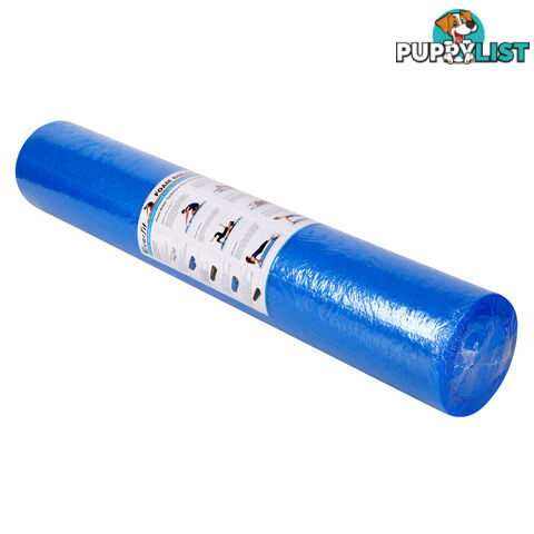 Yoga Gym Pilates EPE Stick Foam Roller Blue 90 x 15cm