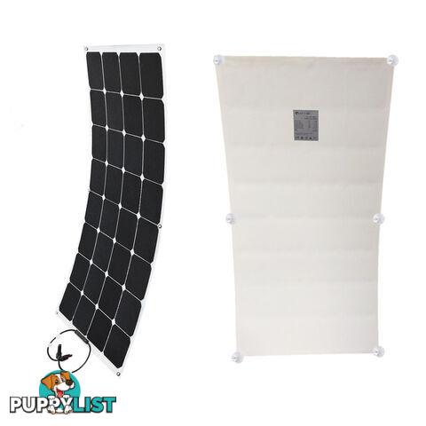 100W 12V FLEXIBLE SOLAR PANEL KIT GENERATOR CARAVAN CAMPING POWER MONO CHARGING