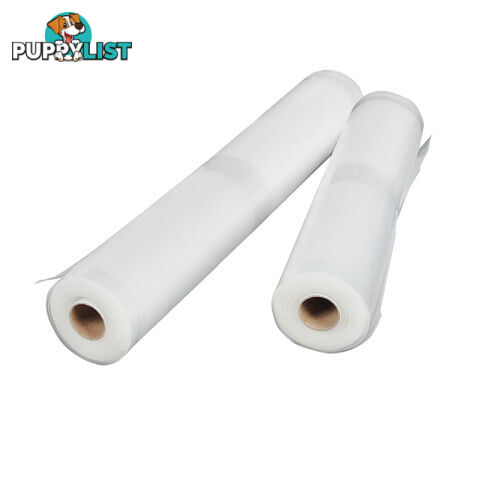 Set of 5 Vacuum Food Sealer Storage Rolls 4m x 22cm + 4m x 28cm