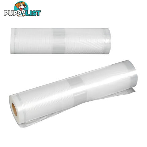 Set of 5 Vacuum Food Sealer Storage Rolls 4m x 22cm + 4m x 28cm