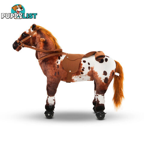 Ride on Pedal Toy Pony - Brown