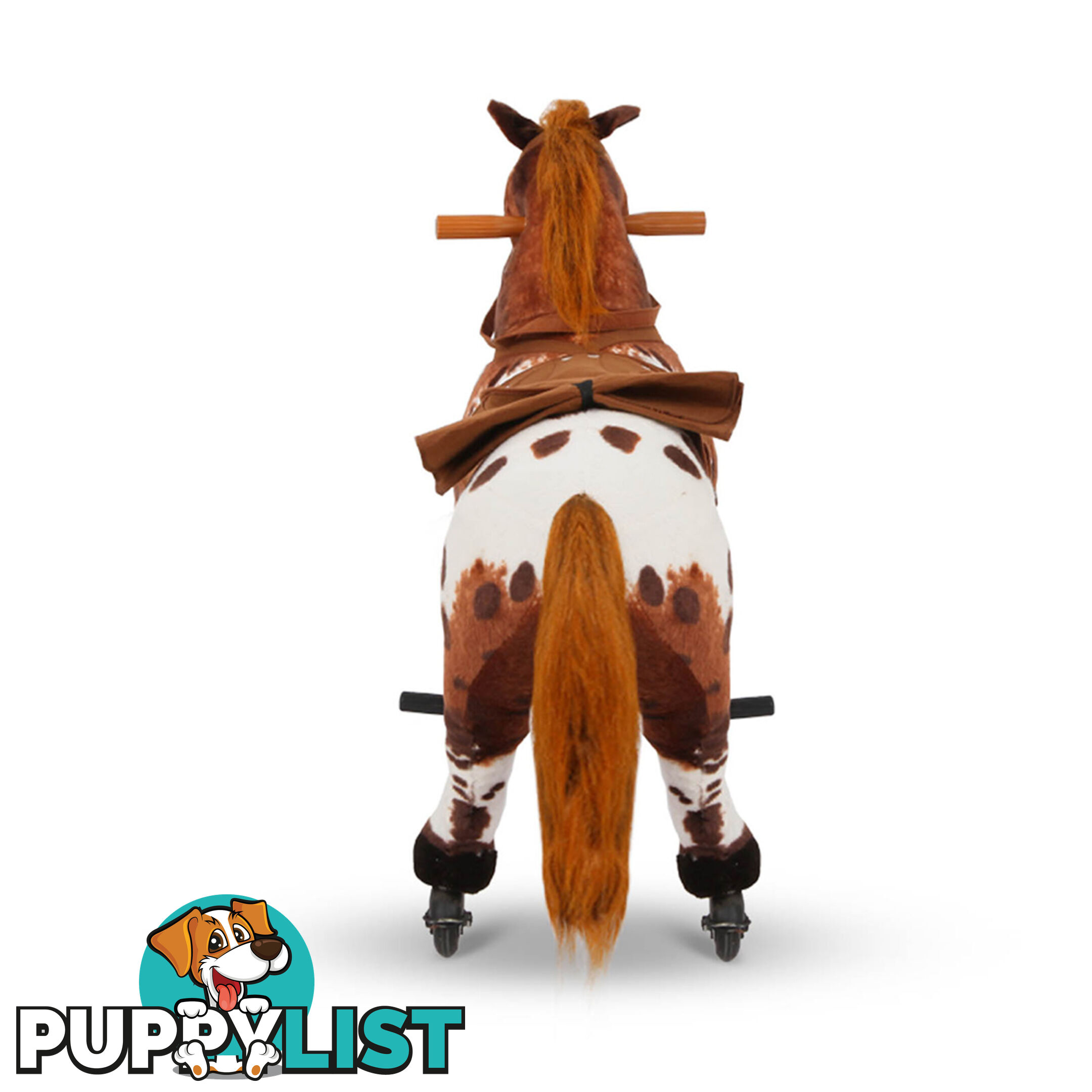 Ride on Pedal Toy Pony - Brown