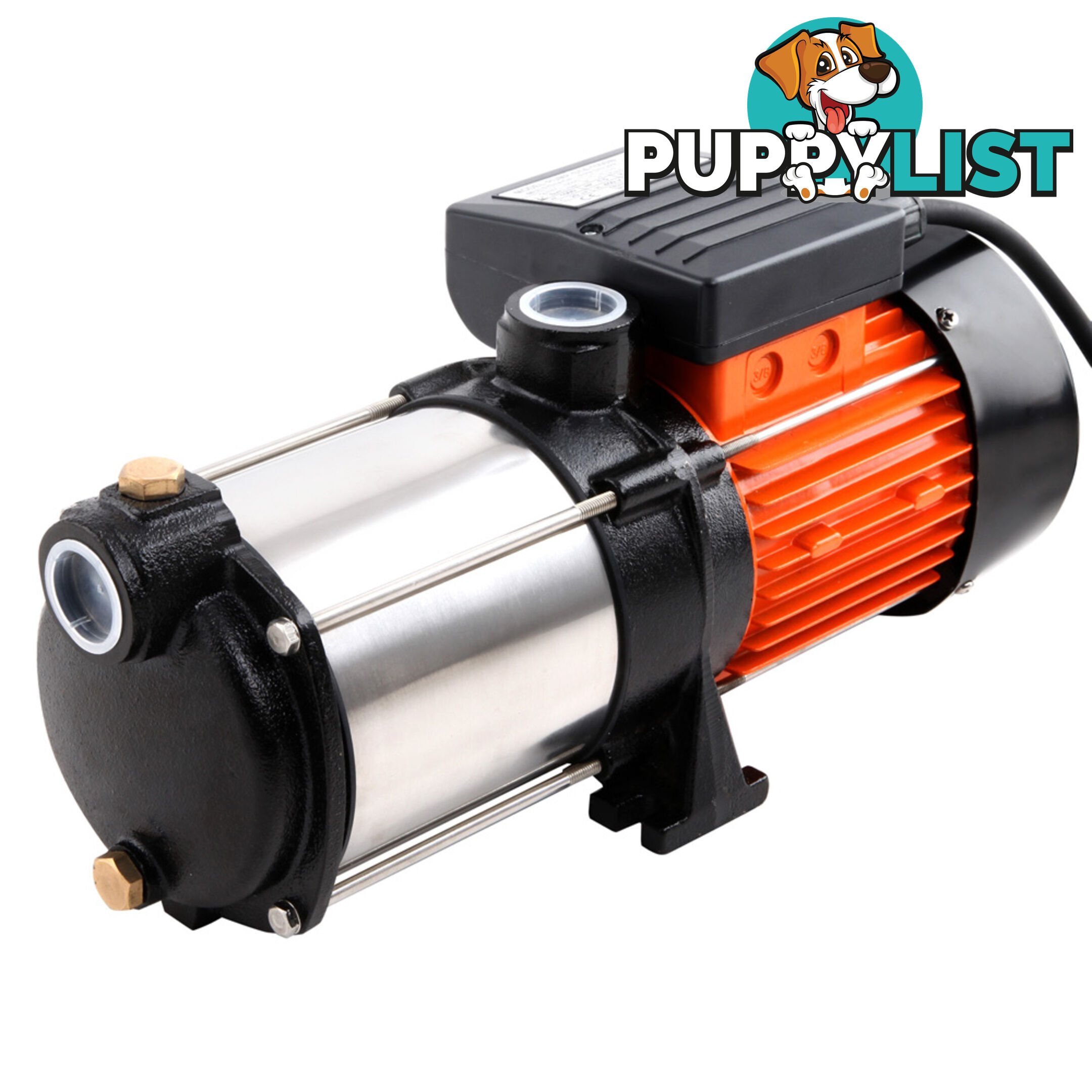 Multi Stage High Pressure Self Priming Water Pump 1000W 6600L/H