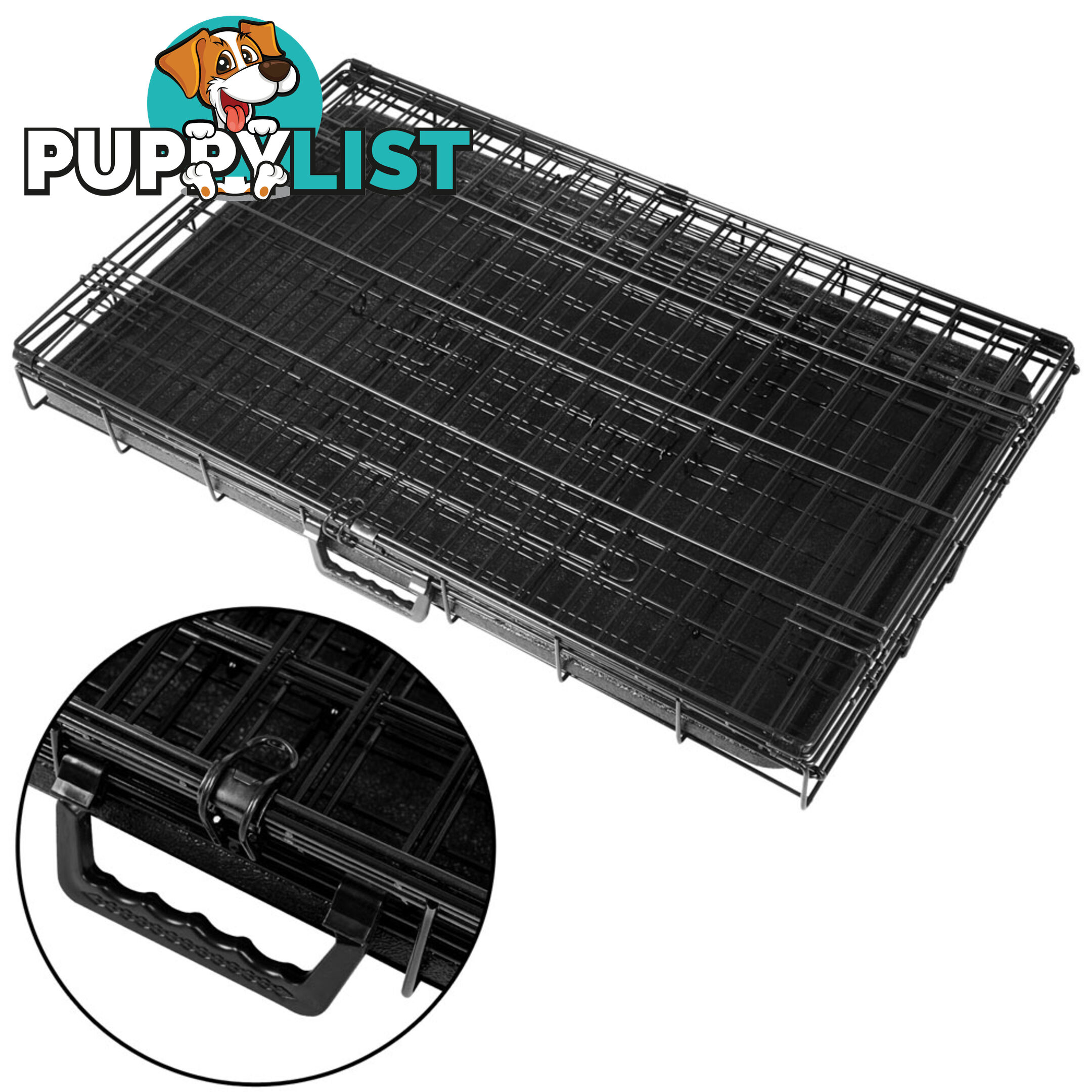 Metal Collapsible Dog Cage 30IN