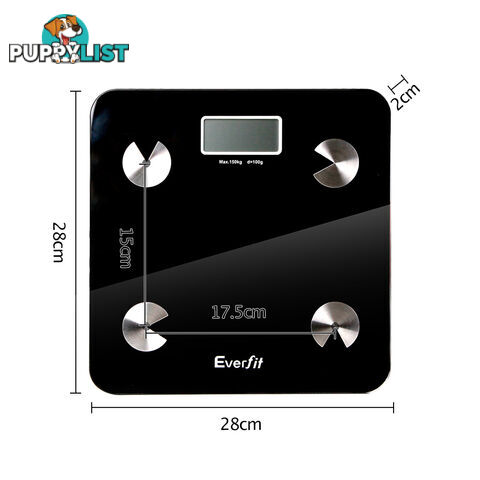 Digital Bathroom Scale w/ Wireless Bluetooth 150KG