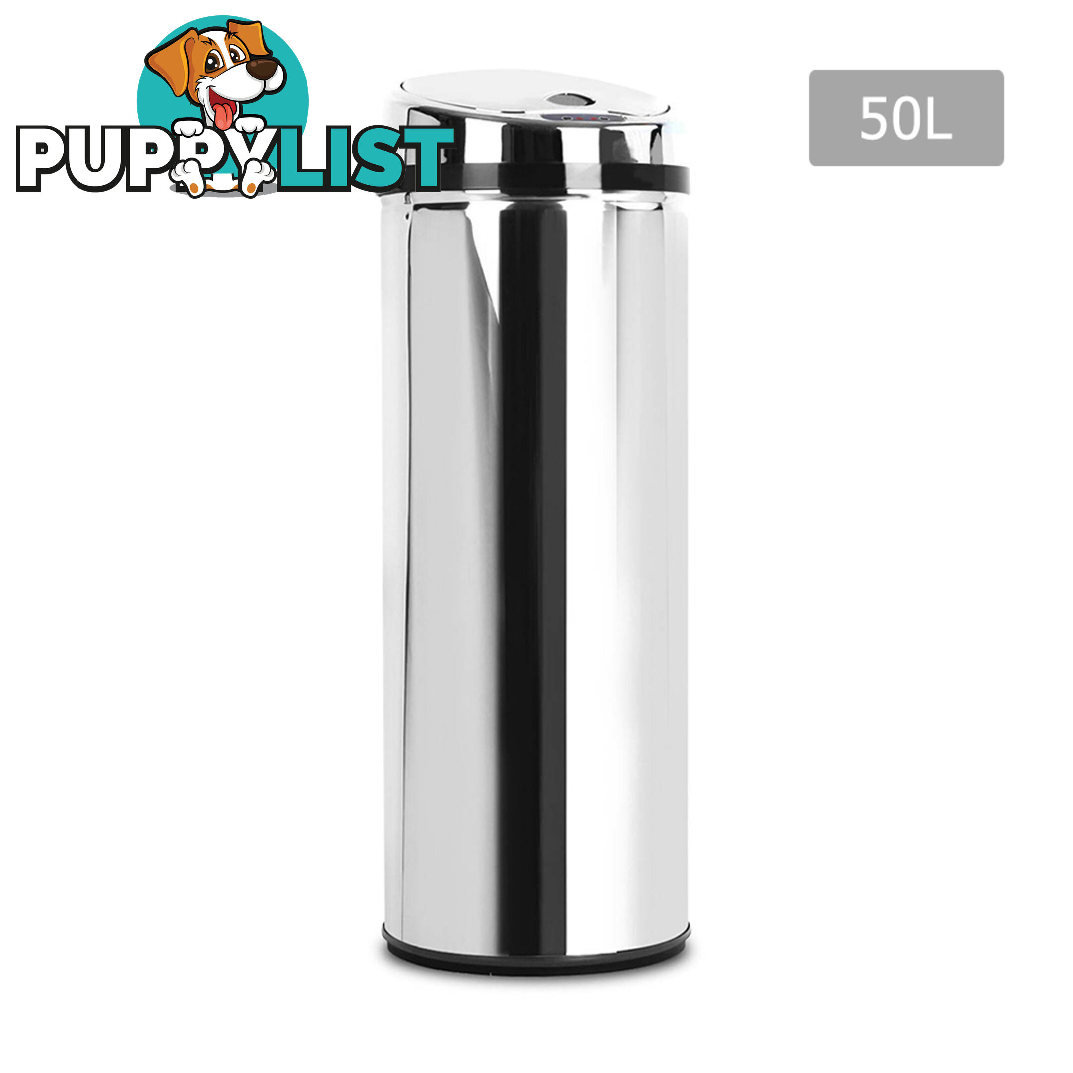 Stainless Steel Motion Sensor Rubbish Bin _ 50L