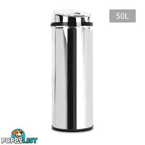 Stainless Steel Motion Sensor Rubbish Bin _ 50L