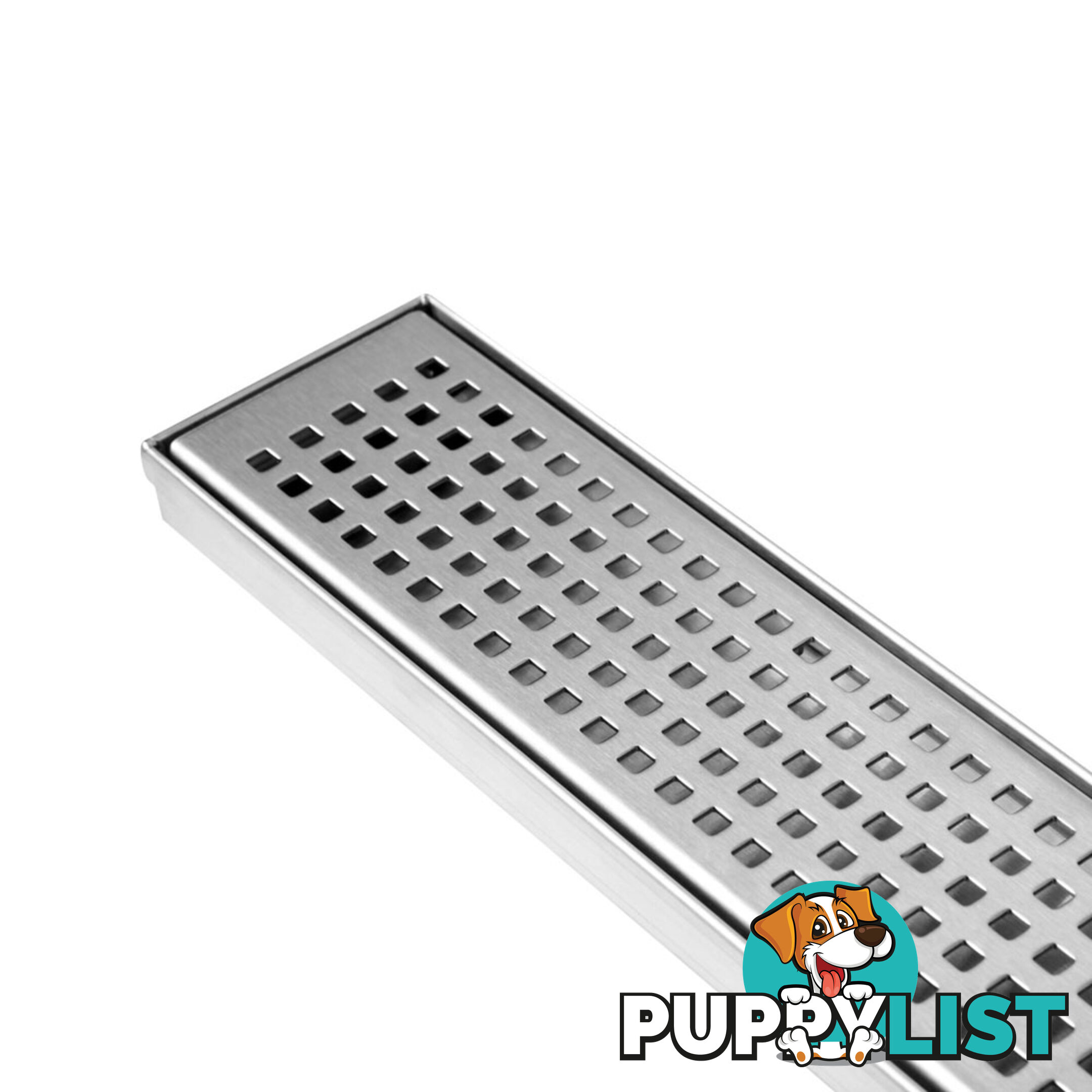 Square Stainless Steel Shower Grate Drain Floor Bathroom 1000mm