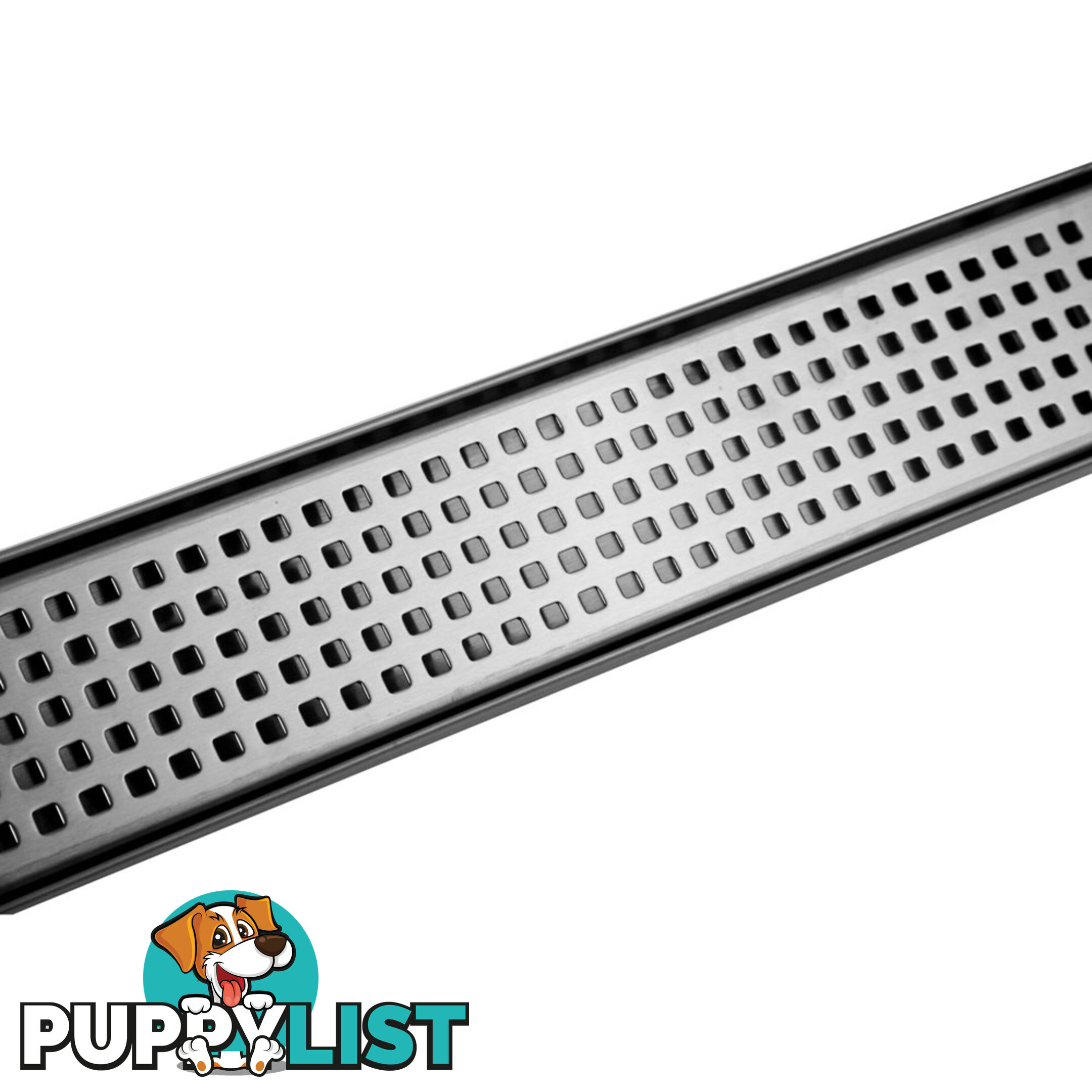 Square Stainless Steel Shower Grate Drain Floor Bathroom 1000mm