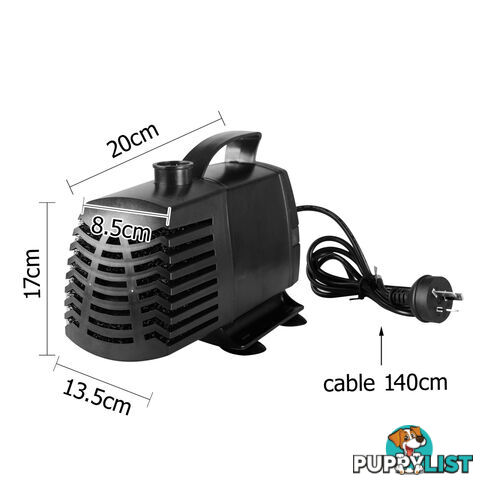 5000LPH Aquarium Fountain Pond Submersible Water Pump