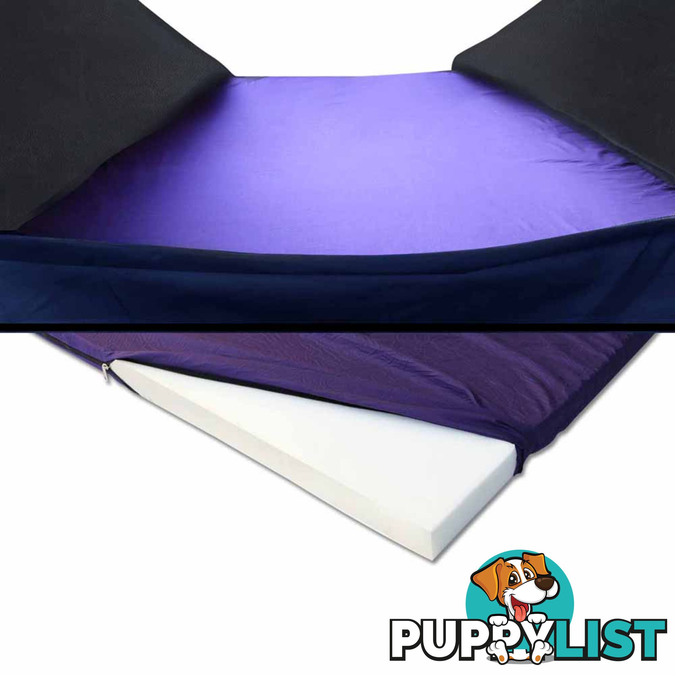 Double Camping Canvas Swag with Mattress and Air Pillow - Blue