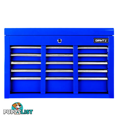 9 Drawers Tool Box Chest Blue