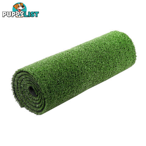 Artificial Grass 20 SQM Polyethylene Lawn Flooring 15mm Olive