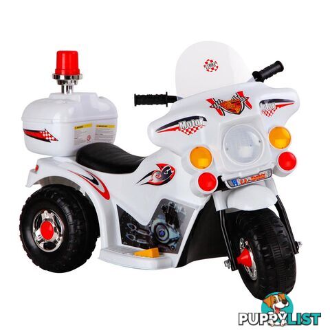 Kids Ride on Motorbike White