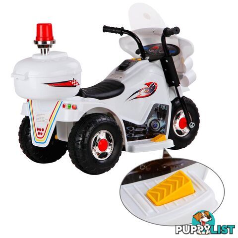 Kids Ride on Motorbike White