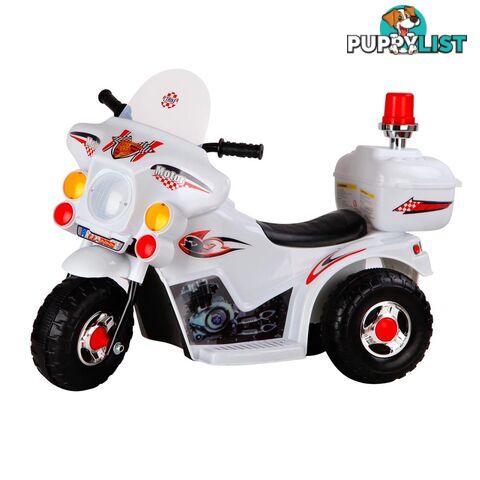 Kids Ride on Motorbike White