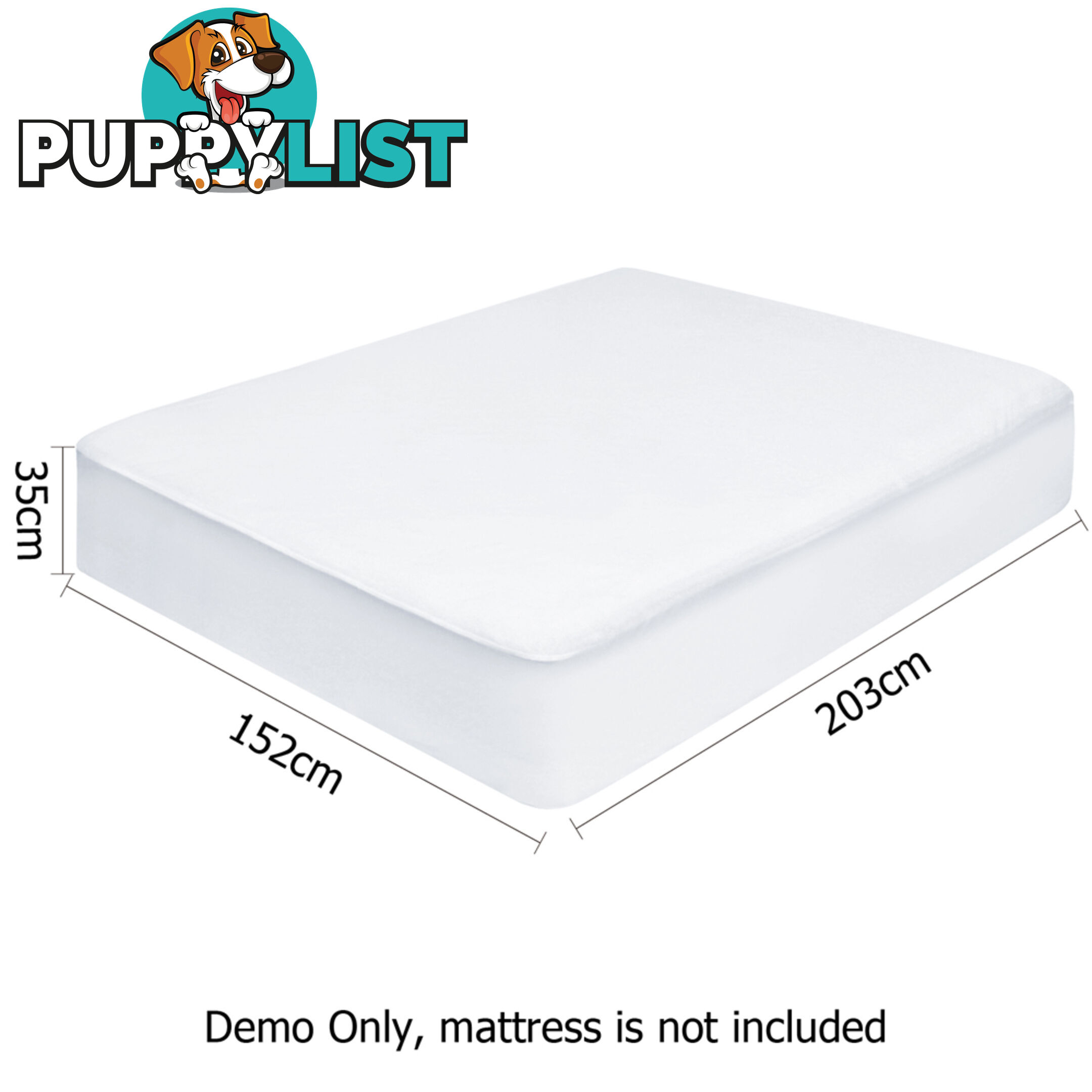 Waterproof Non-Woven Mattress Protector - Queen