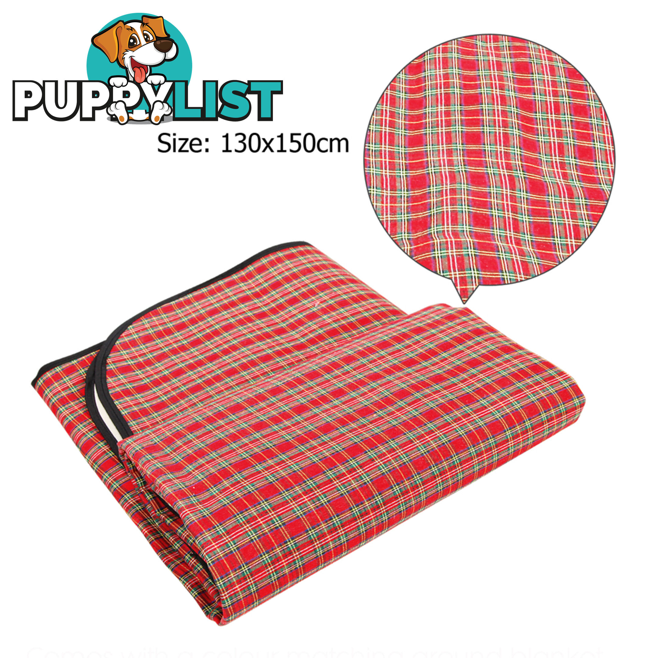 4 Person Picnic Basket Set w/ Cooler Bag Blanket