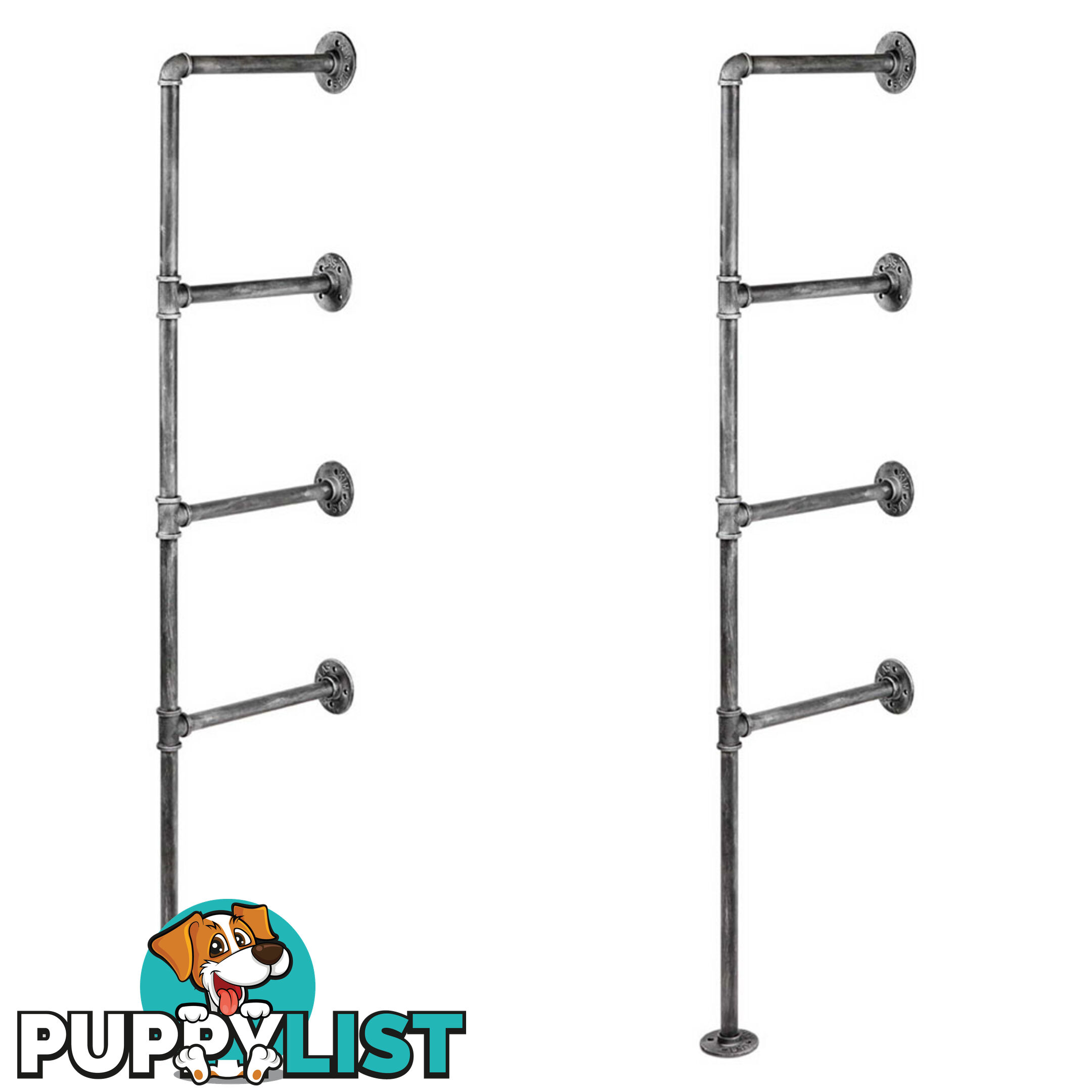 Wall Mount Pipe Bracket Shelf _ 141 CM