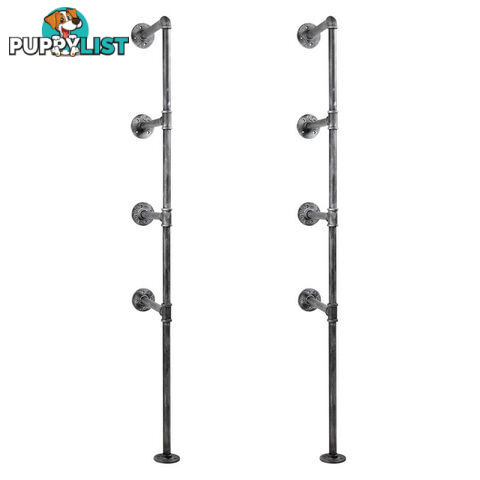 Wall Mount Pipe Bracket Shelf _ 141 CM