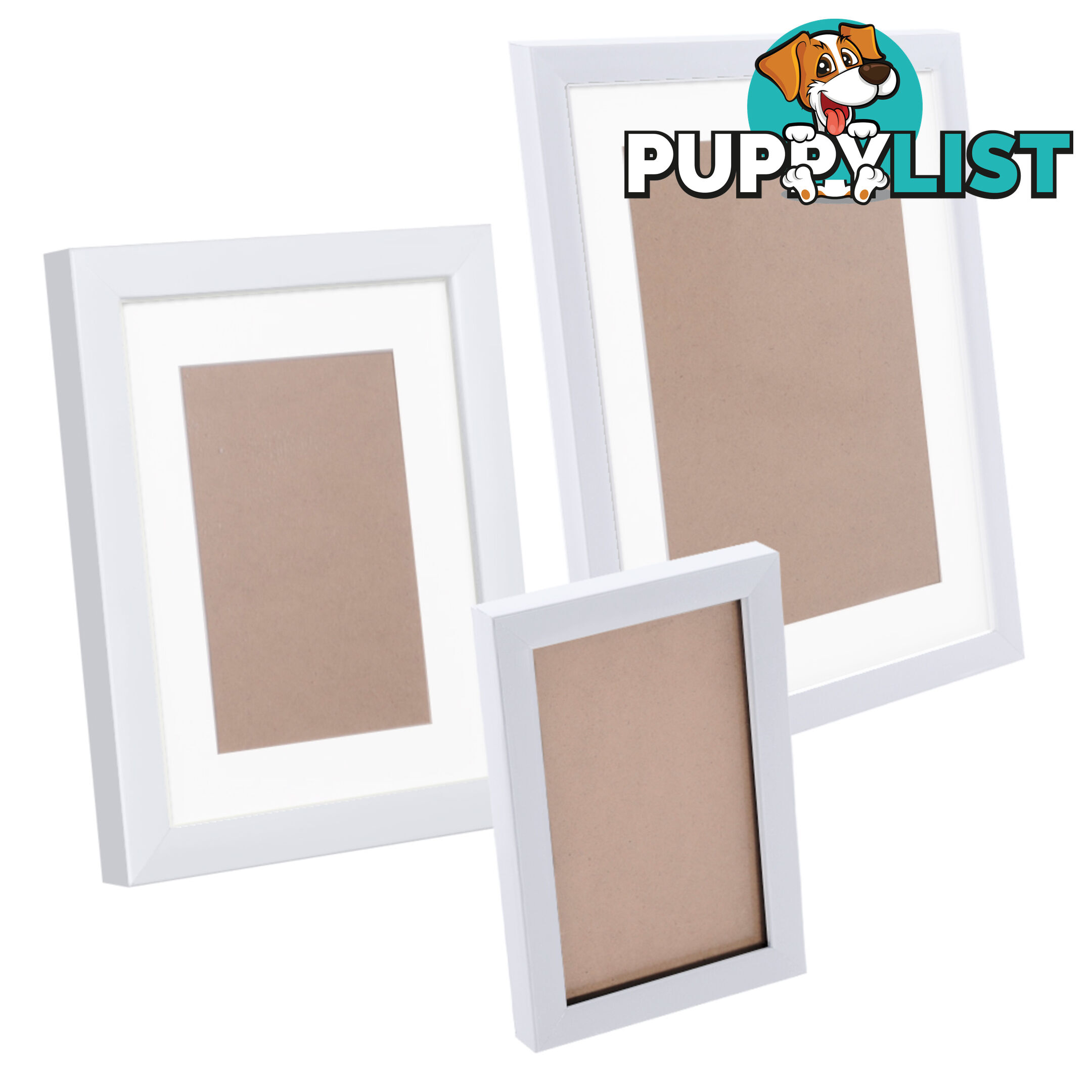 23 pcs Photo Frames Set Wall White