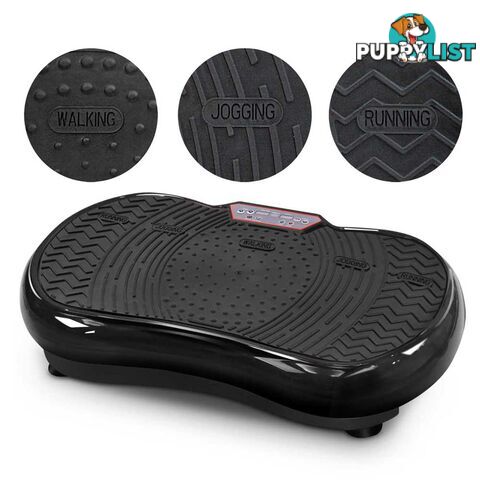 1000W Vibrating Plate with Roller Wheels - Black