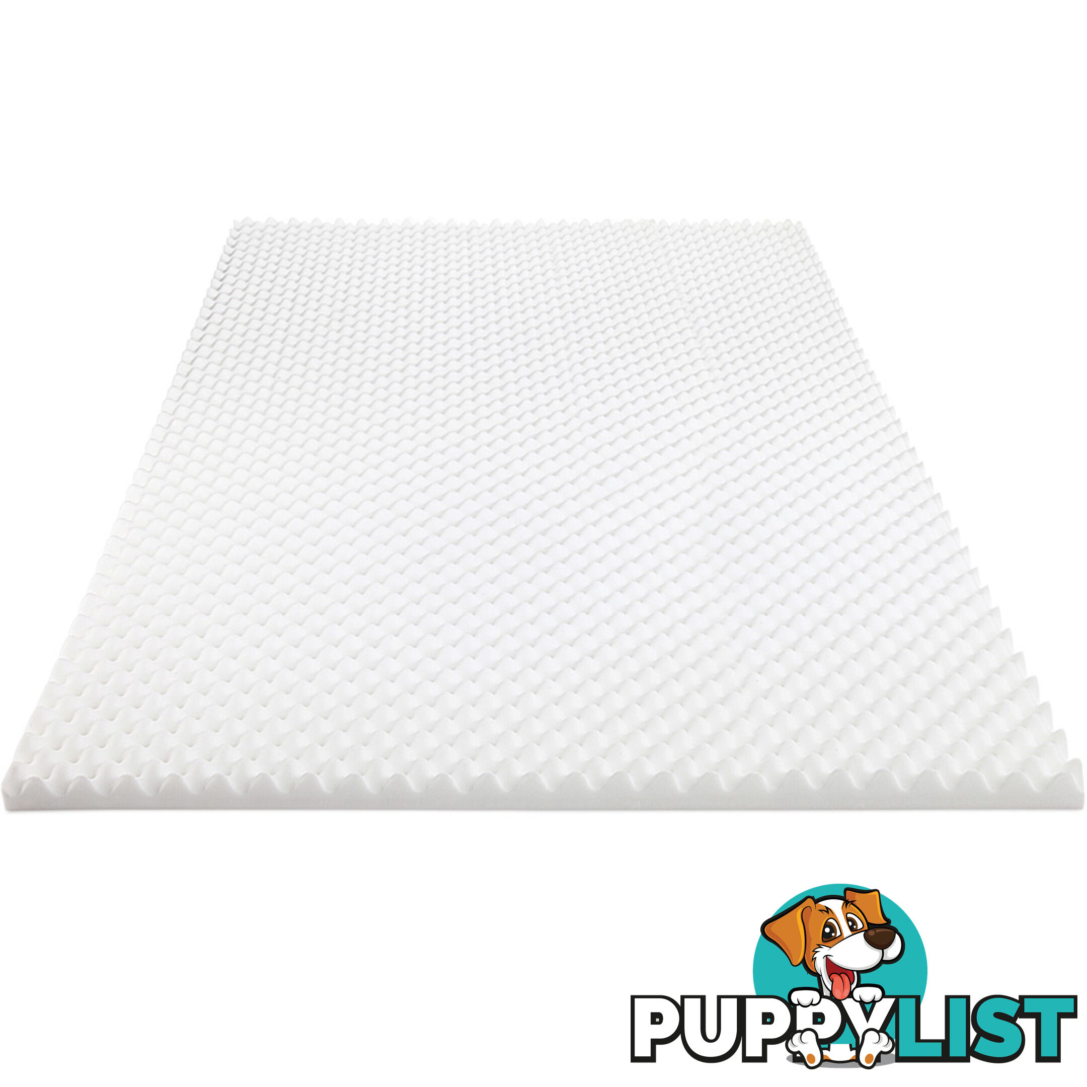 Deluxe Egg Crate Mattress Topper 5 cm Underlay Protector King