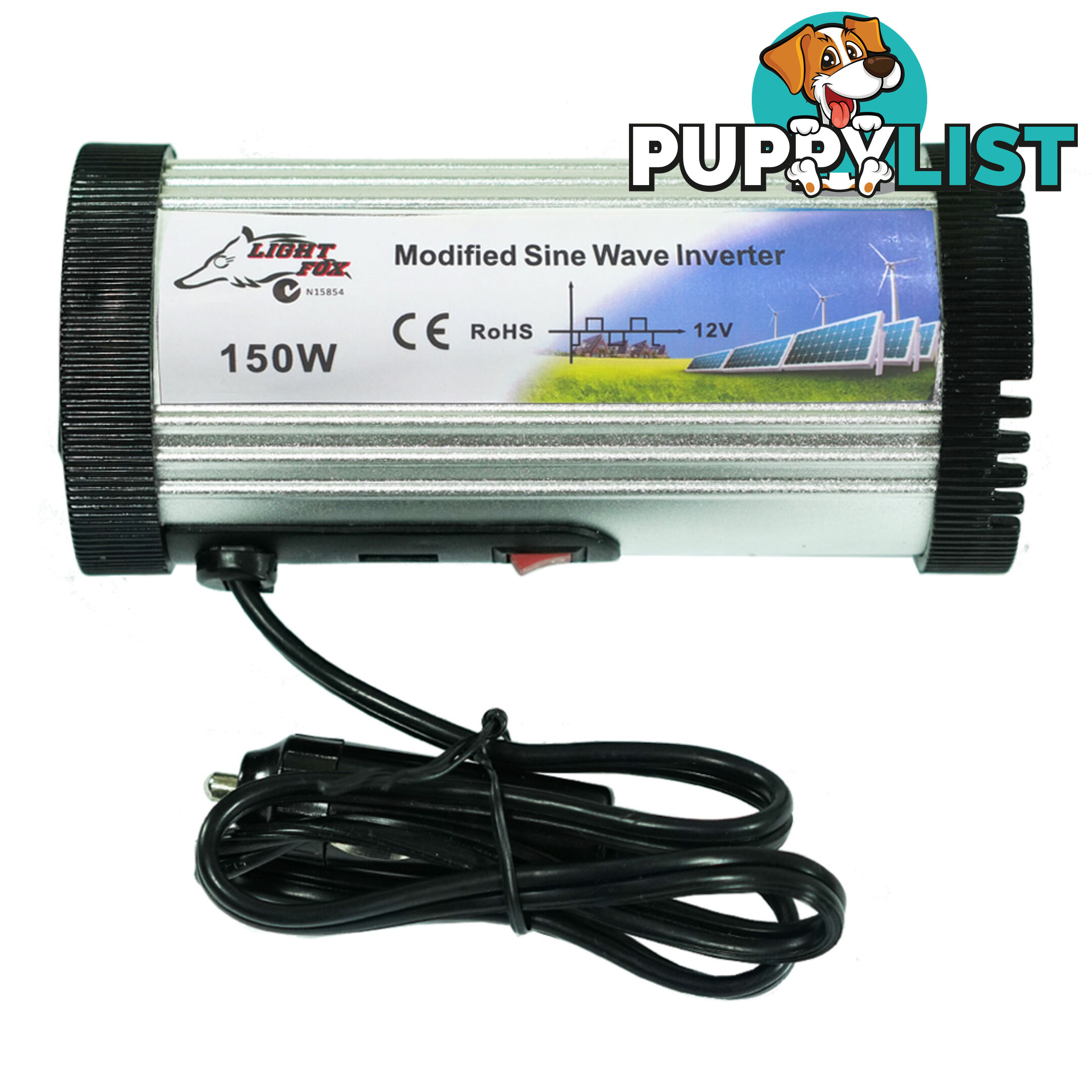 150W Power Inverter Max 300W 12-240V Sine Wave USB Laptop Charger Camp Boat