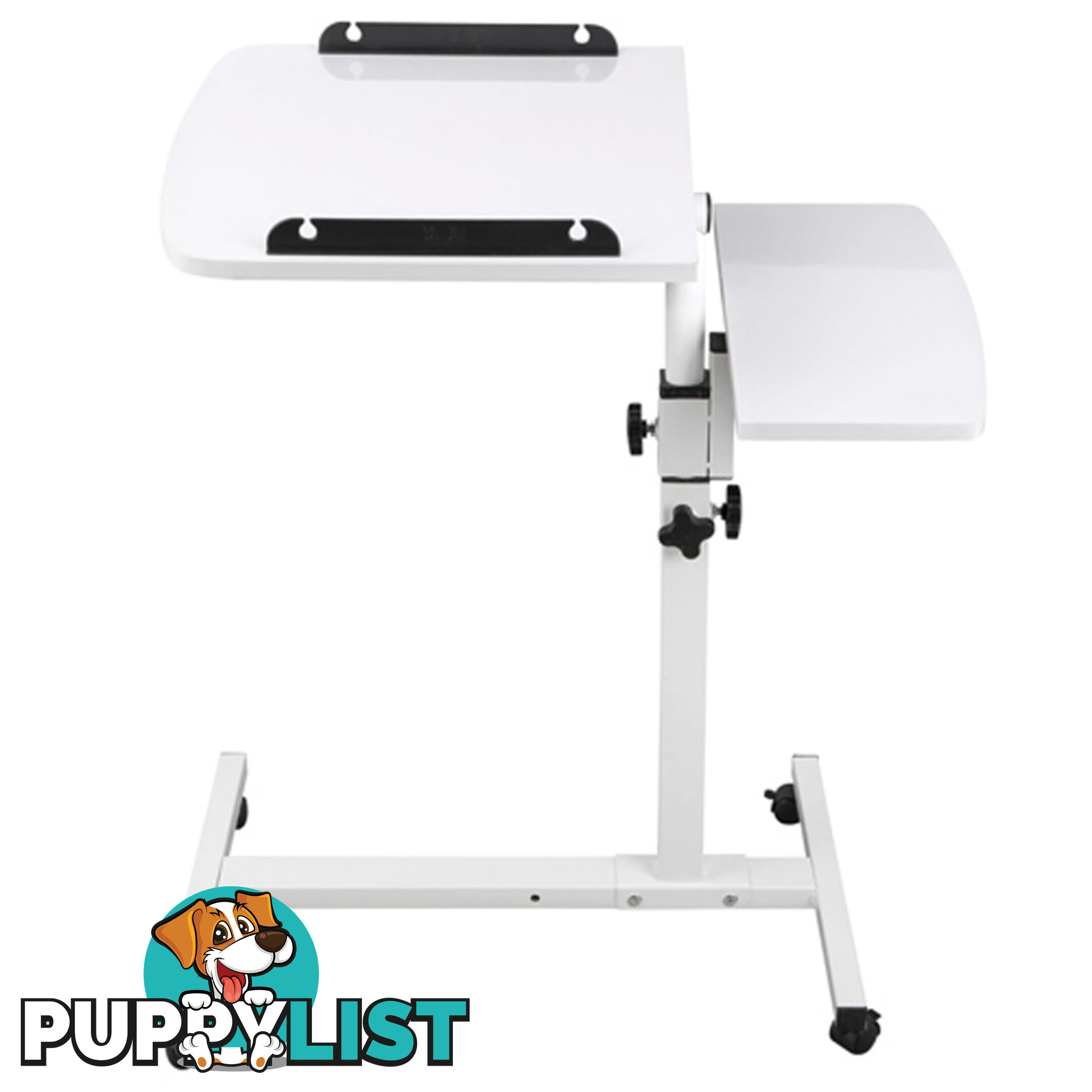 Rotating Mobile Laptop Adjustable Desk White