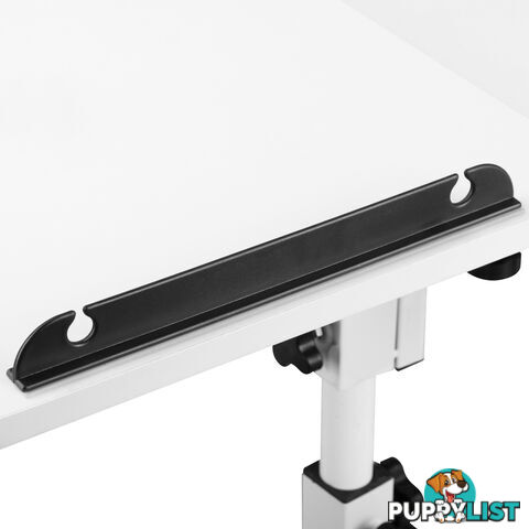 Rotating Mobile Laptop Adjustable Desk White